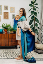 Laden Sie das Bild in den Galerie-Viewer, Lenny Lamb Woven Baby Wrap/Vävd sjal - AIRGLOW - 100% bomull
