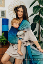 Laden Sie das Bild in den Galerie-Viewer, Lenny Lamb Woven Baby Wrap/Vävd sjal - AIRGLOW - 100% bomull
