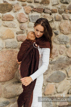 Ladda upp bild till gallerivisning, Lenny Lamb Ringsjal - BIG LOVE - AUBURN - 61% bomull, 39% Tussah silke
