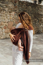 Ladda upp bild till gallerivisning, Lenny Lamb Ringsjal - BIG LOVE - AUBURN - 61% bomull, 39% Tussah silke
