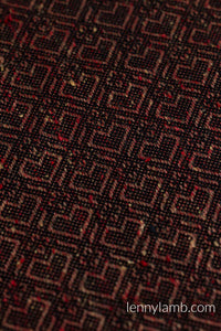 LennyUpGrade Carrier - BIG LOVE - AUBURN - 61% bomull, 39% tussah silke