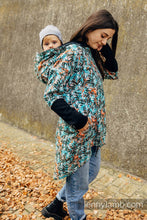 Ladda upp bild till gallerivisning, Asymmetrical Hoodie - Tropical Garden - Utförsäljning!
