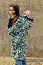 Ladda upp bild till gallerivisning, Asymmetrical Hoodie - Tropical Garden - Utförsäljning!
