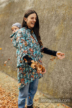 Ladda upp bild till gallerivisning, Asymmetrical Hoodie - Tropical Garden - Utförsäljning!
