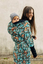 Ladda upp bild till gallerivisning, Asymmetrical Hoodie - Tropical Garden - Utförsäljning!
