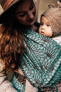 Lenny Lamb Woven Baby Wrap/Vävd sjal - LOTUS - NYMPH - 61% bomull, 39% tussah silke