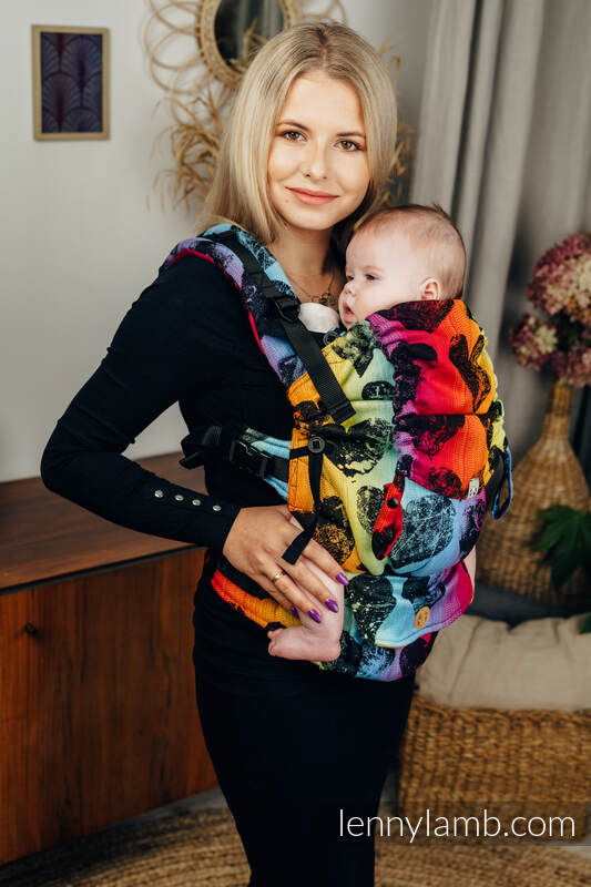 LennyUpGrade Carrier - LOVKA RAINBOW DARK  - 100% bomull