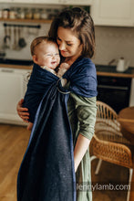 Ladda upp bild till gallerivisning, Ringsjal - FLAWLESS - UMBRA - 64% bomull, 36% Tussah silke

