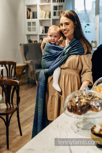 Lenny Lamb Woven Baby Wrap/Vävd sjal - LITTLE LOVE - NEO - 62% bomull, 38% silke
