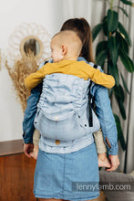 Ladda upp bild till gallerivisning, LennyPreschool Carrier - DECO - PLATINUM BLUE - 100% bomull
