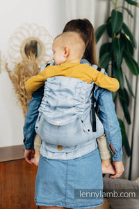 LennyPreschool Carrier - DECO - PLATINUM BLUE - 100% bomull