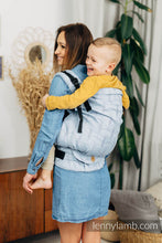 Ladda upp bild till gallerivisning, LennyPreschool Carrier - DECO - PLATINUM BLUE - 100% bomull
