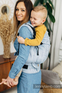 LennyPreschool Carrier - DECO - PLATINUM BLUE - 100% bomull