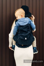Ladda upp bild till gallerivisning, LennyPreschool Carrier - PEACOCK&#39;S TAIL - SUBLIME - 62% bomull, 26% linne, 12% tussah silke
