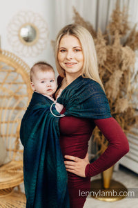 Ring Sling - PEACOCK'S TAIL - QUANTUM - 100% cotton