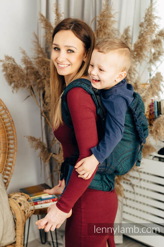 LennyPreschool Carrier - PEACOCK'S TAIL - QUANTUM - 100% bomull