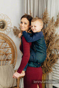LennyPreschool Carrier - PEACOCK'S TAIL - QUANTUM - 100% bomull