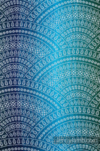 Laden Sie das Bild in den Galerie-Viewer, Lenny Lamb Ringsjal - PEACOCK&#39;S TAIL - SEA ANGEL - 100% bambu viskos
