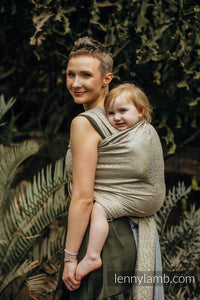 Lenny Lamb Woven Baby Wrap/Vävd sjal - ENCHANTED NOOK - MARIGOLD - 50% bomull, 50% bambu viskos