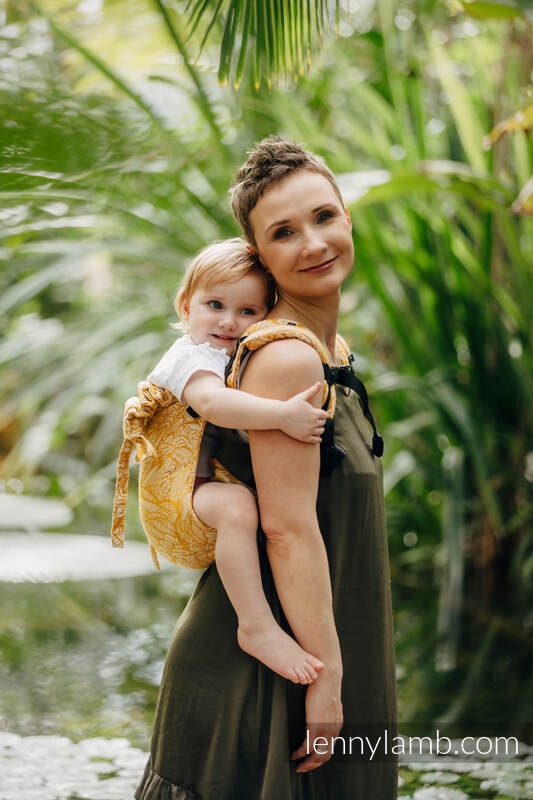 Lenny Buckle Onbuhimo Carrier WILD SOUL AURUM 100 bamboo viscos Baby Kanga Carrier CH