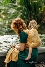 Laden Sie das Bild in den Galerie-Viewer, Lenny Lamb Woven Baby Wrap/Vävd sjal - WILD SOUL - AURUM - 100% bambu viskos
