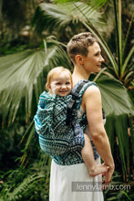 Ladda upp bild till gallerivisning, LennyPreschool Carrier - PEACOCK&#39;S TAIL - SEA ANGEL - 100% bambu viskos

