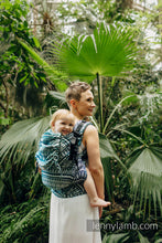 Ladda upp bild till gallerivisning, LennyPreschool Carrier - PEACOCK&#39;S TAIL - SEA ANGEL - 100% bambu viskos
