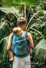 Ladda upp bild till gallerivisning, LennyPreschool Carrier - PEACOCK&#39;S TAIL - SEA ANGEL - 100% bambu viskos

