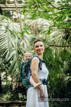 Ladda upp bild till gallerivisning, LennyPreschool Carrier - PEACOCK&#39;S TAIL - SEA ANGEL - 100% bambu viskos
