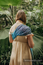Load image into Gallery viewer, Ring Sling - PEACOCK&#39;S TAIL - SEA ANGEL - 100% bamboo viscose
