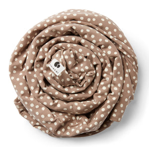 Coracor Big Dot Taupe Stretchy wrap