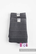 Laden Sie das Bild in den Galerie-Viewer, Drool Pads - LITTLE HERRINGBONE OMBRE GREY
