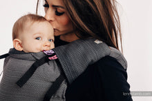 Laden Sie das Bild in den Galerie-Viewer, Drool Pads - LITTLE HERRINGBONE OMBRE GREY
