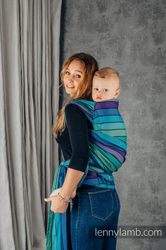 LennyHybrid Half Buckle Carrier - PROMENADE - 100% bomull - PreSchool