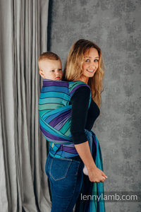 LennyHybrid Half Buckle Carrier - PROMENADE - 100% bomull - PreSchool