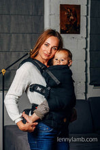 Ladda upp bild till gallerivisning, LennyUpGrade Carrier - BASIC LINE LITTLE HERRINGBONE BLACK EBONY - 100% bomull
