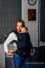 Ladda upp bild till gallerivisning, LennyUpGrade Carrier - BASIC LINE LITTLE HERRINGBONE BLACK EBONY - 100% bomull
