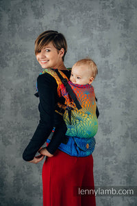 LennyUpGrade Carrier - RAINBOW LOTUS - 100% cotton