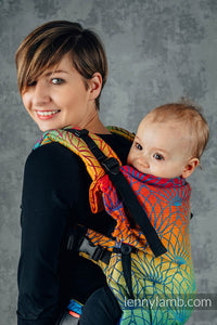 LennyUpGrade Carrier - RAINBOW LOTUS - 100% cotton