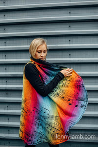 Long Cardigan - SYMPHONY RAINBOW DARK