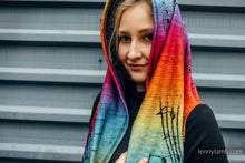 Ladda upp bild till gallerivisning, Long Cardigan - SYMPHONY RAINBOW DARK

