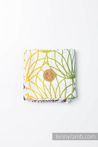 Muslin Square 65x65cm - RAINBOW LOTUS WHITE