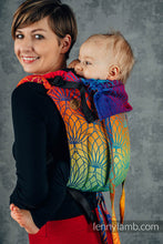 Load image into Gallery viewer, Lenny Buckle Onbuhimo Carrier - RAINBOW LOTUS - 100% cotton
