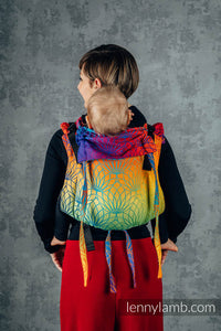 Lenny Buckle Onbuhimo Carrier - RAINBOW LOTUS - 100% bomull