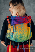 Load image into Gallery viewer, Lenny Buckle Onbuhimo Carrier - RAINBOW LOTUS - 100% cotton
