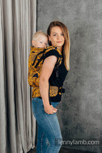 Load image into Gallery viewer, LennyPreschool Carrier - UNDER THE LEAVES - GOLDEN AUTUMN - 100% cotton
