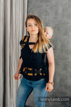 Ladda upp bild till gallerivisning, LennyPreschool Carrier - UNDER THE LEAVES - GOLDEN AUTUMN - 100% bomull
