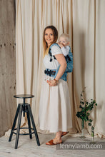 Ladda upp bild till gallerivisning, LennyPreschool Carrier - LOTUS - BLUE - 100% linne
