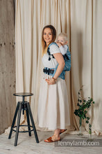Load image into Gallery viewer, LennyPreschool Carrier - LOTUS - BLUE - 100% linen
