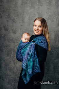 Ring Sling - PEACOCK'S TAIL - PROVANCE - 100% cotton